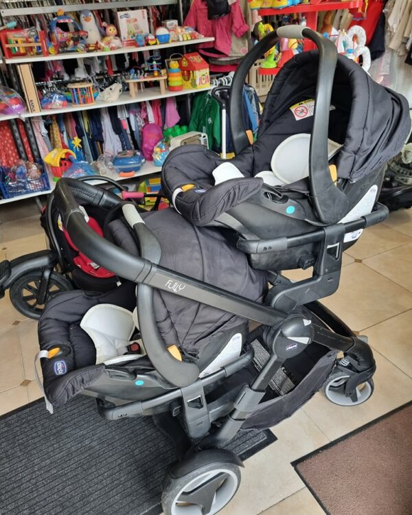 Poussette double Fully chicco + cosy – Image 2