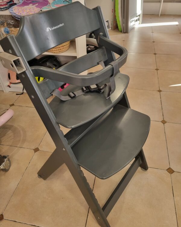 Chaise haute en bois bébé confort – Image 2