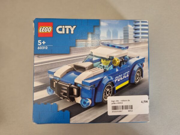 lego city - voiture de police 60312