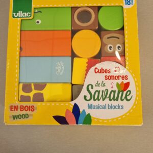 cubes sonores de la savane - vilac