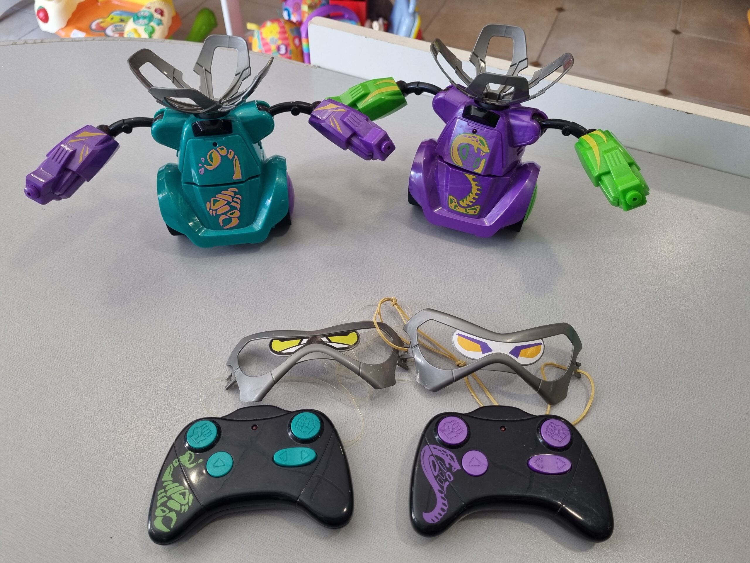 Robots de combat ballon