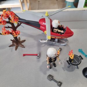 PLAYMOBIL - hélicoptère pompier