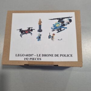 LEGO 60207 - Drône et hélicoptère police