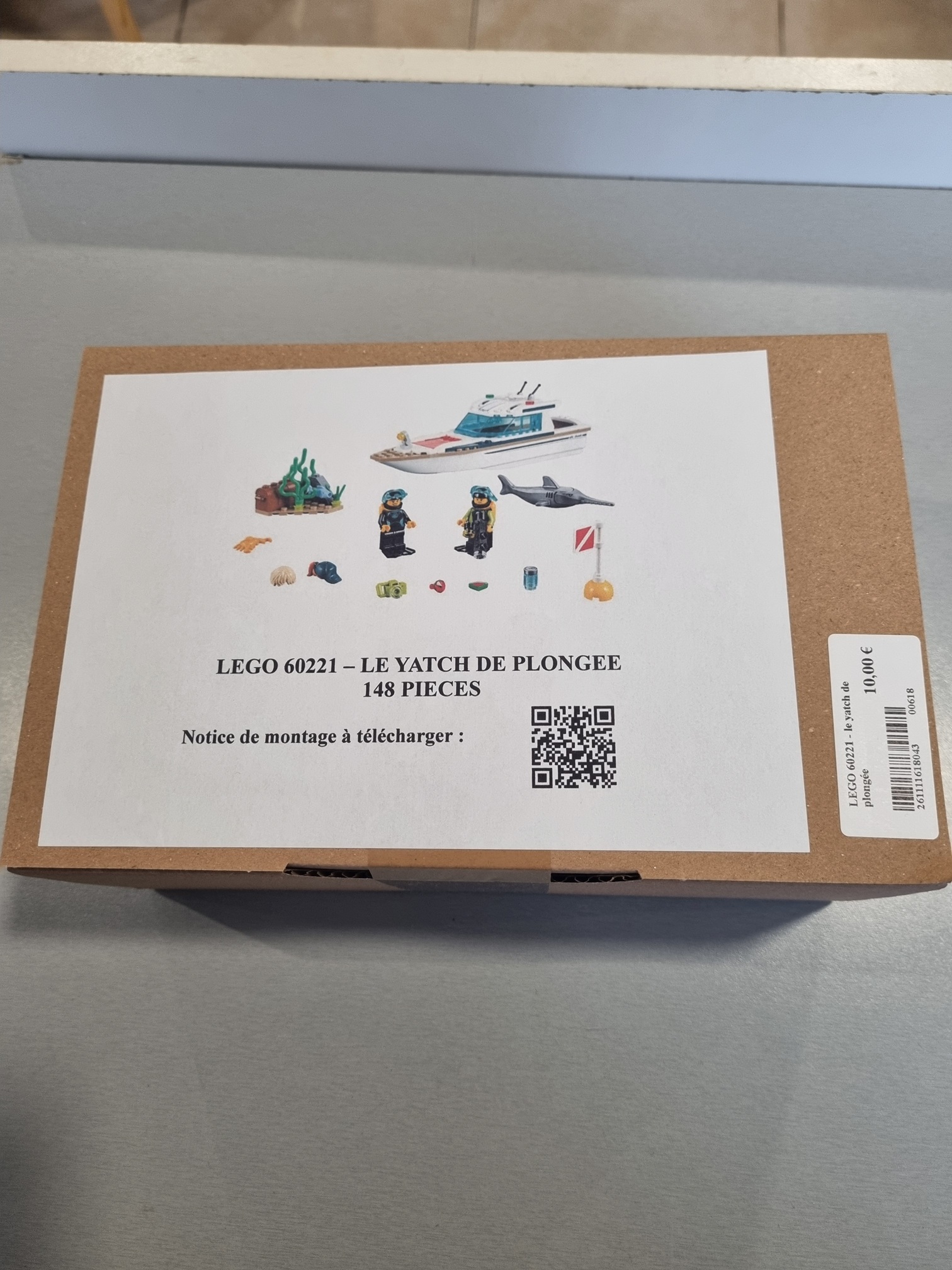 LEGO 60221 - le yatch de plongée